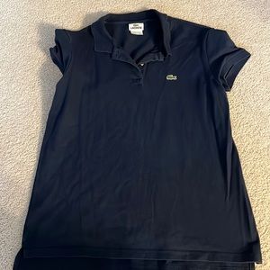 Womens Lacoste Polo Navy Size 46
